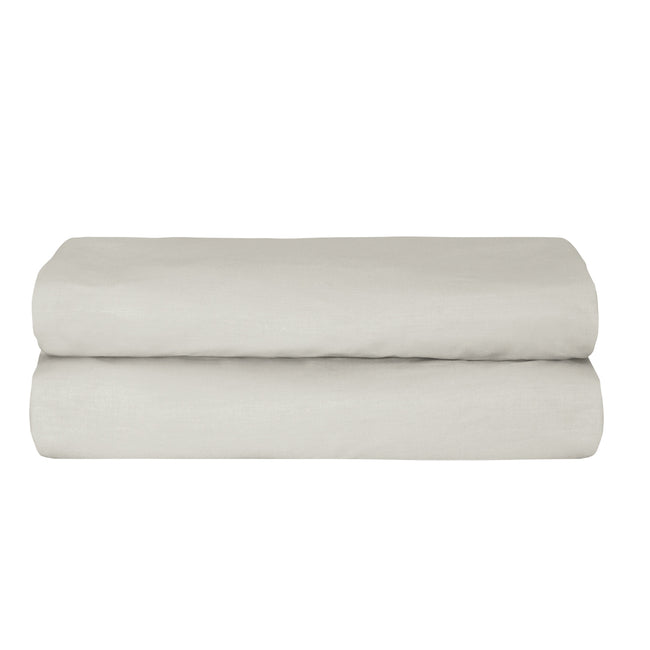 Freesia Çift Kişilik Ranforce Lastikli Çarşaf 160x200+35 cm Ekru