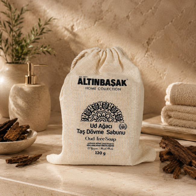 Taş Dövme Hand Made Ud Ağacı Sabun 120 GR