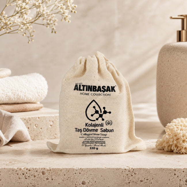 Taş Dövme Hand Made Kolajenli Sabun 120 GR
