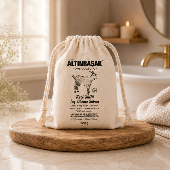 Taş Dövme Hand Made Keçi Sütlü Sabun 120 GR