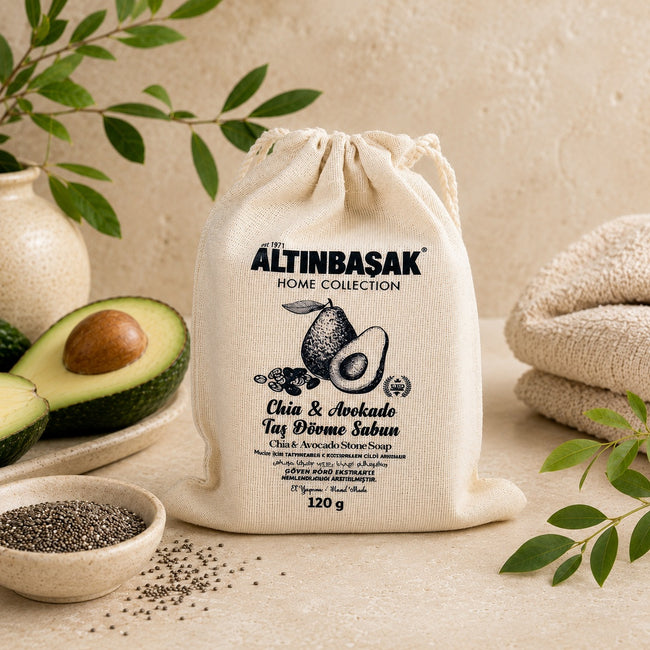 Taş Dövme Hand Made Chia&Avakadolu Sabun 120 GR