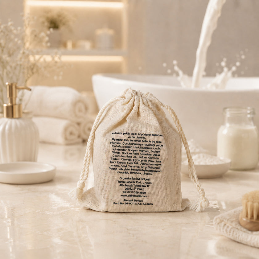 Taş Dövme Hand Made Keçi Sütlü Sabun 120 GR