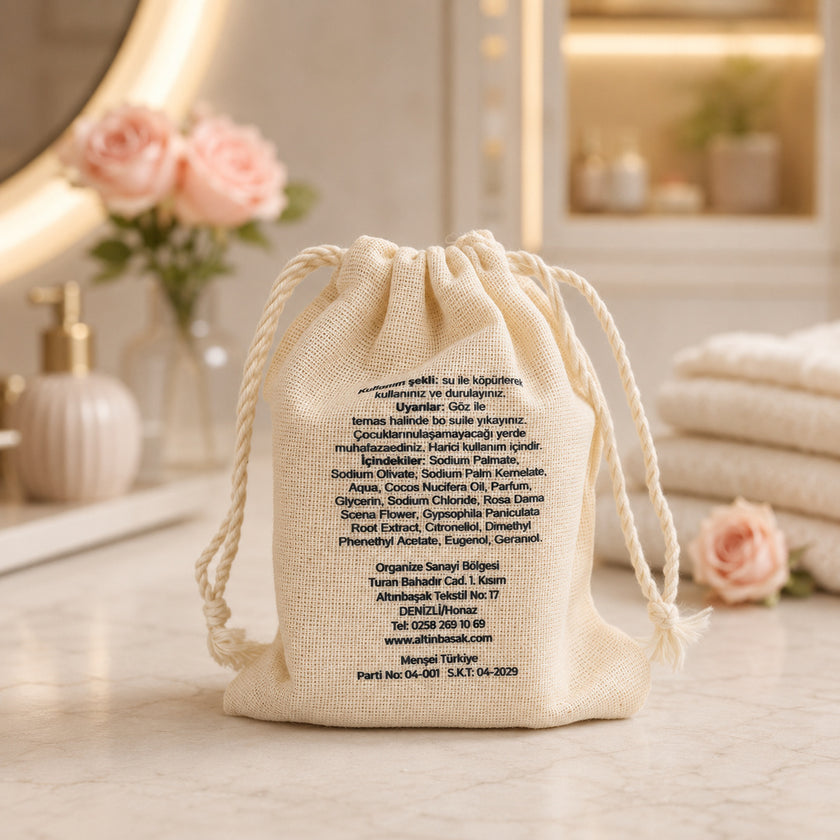 Taş Dövme Hand Made Güllü Sabun 120 GR