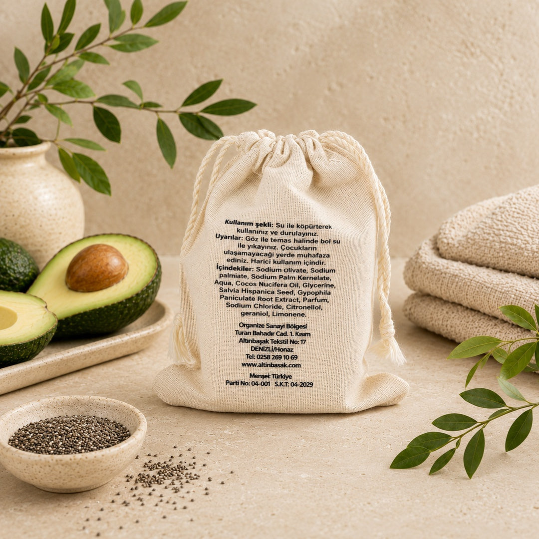 Taş Dövme Hand Made Chia&Avakadolu Sabun 120 GR