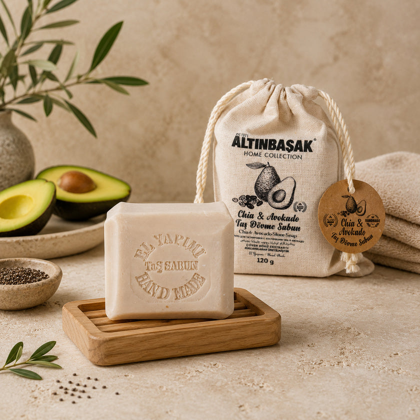 Taş Dövme Hand Made Chia&Avakadolu Sabun 120 GR