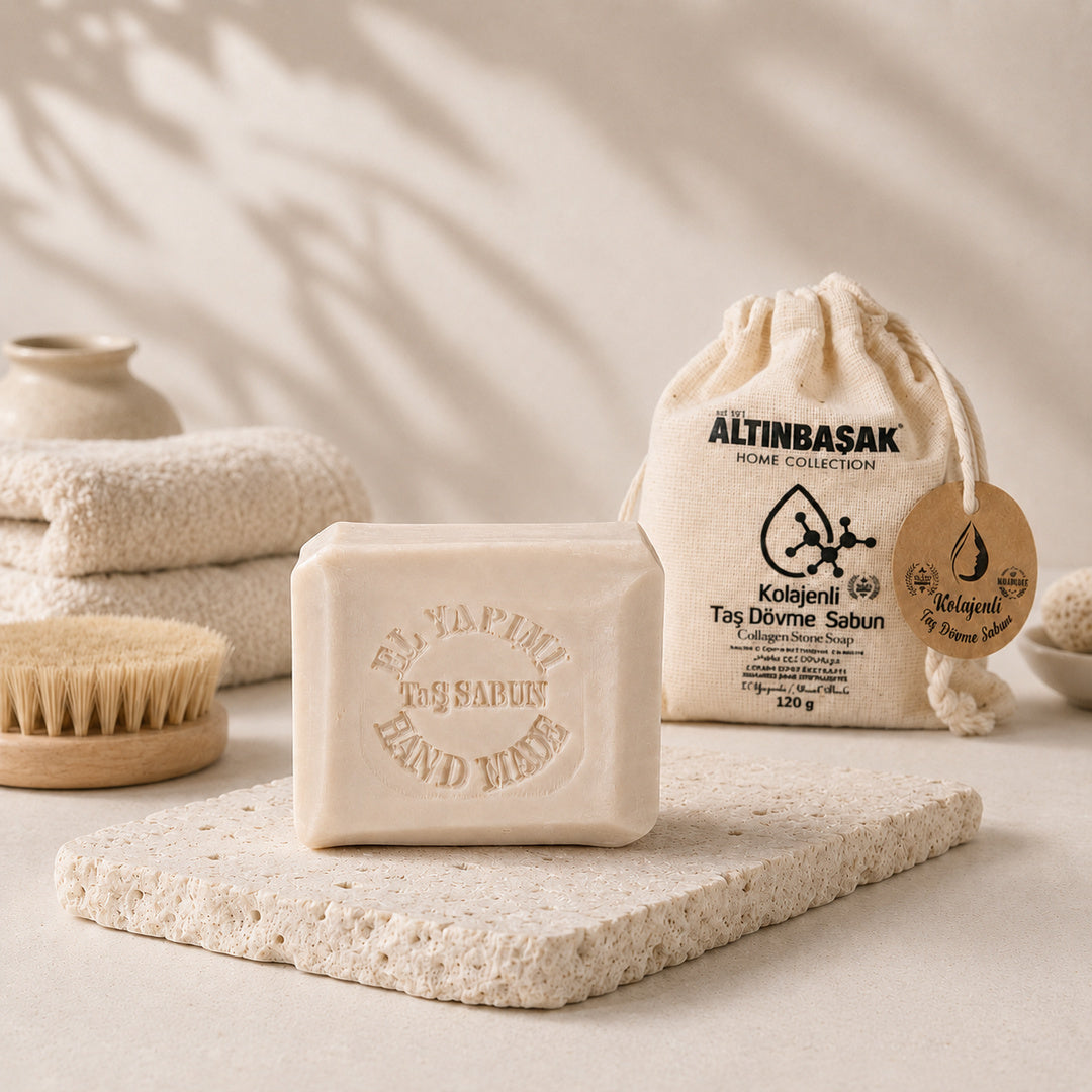 Taş Dövme Hand Made Kolajenli Sabun 120 GR