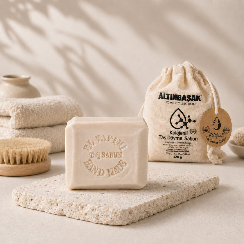 Taş Dövme Hand Made Kolajenli Sabun 120 GR