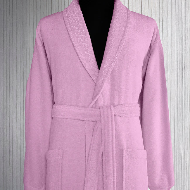 Liva %100 Pamuk Bornoz Pembe