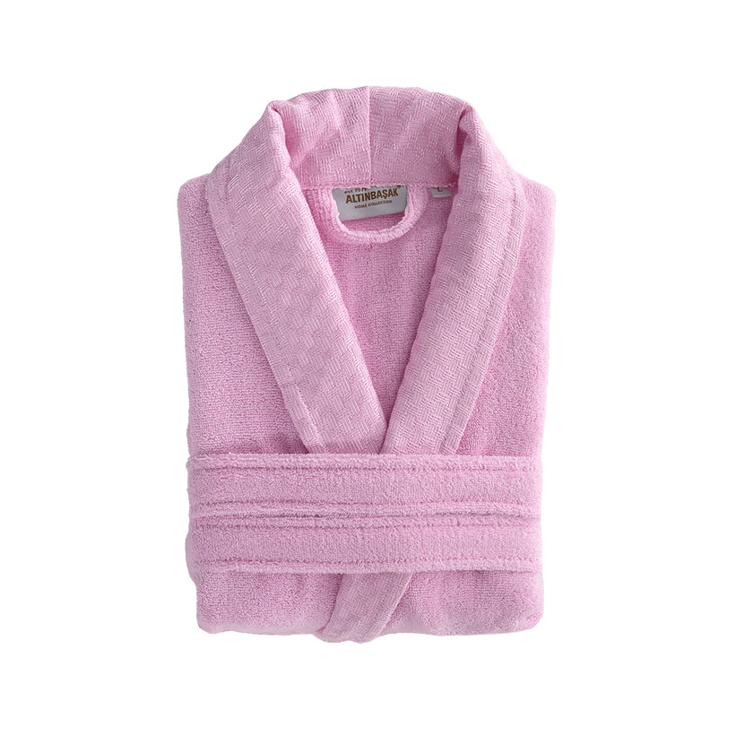 Liva %100 Pamuk Bornoz Pembe