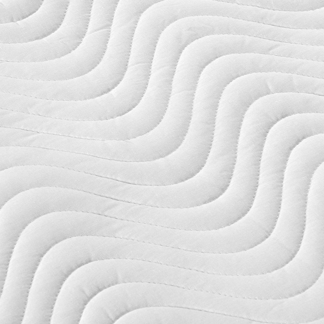 Luna Kapitone Sıvı Geçirmez Fitted Alez 200x200 cm Beyaz