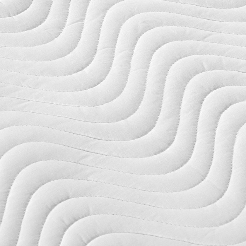 Luna Kapitone Sıvı Geçirmez Fitted Alez 200x200 cm Beyaz