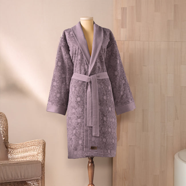 روب نسائي من القطن 100% من أرموا بنفسجي