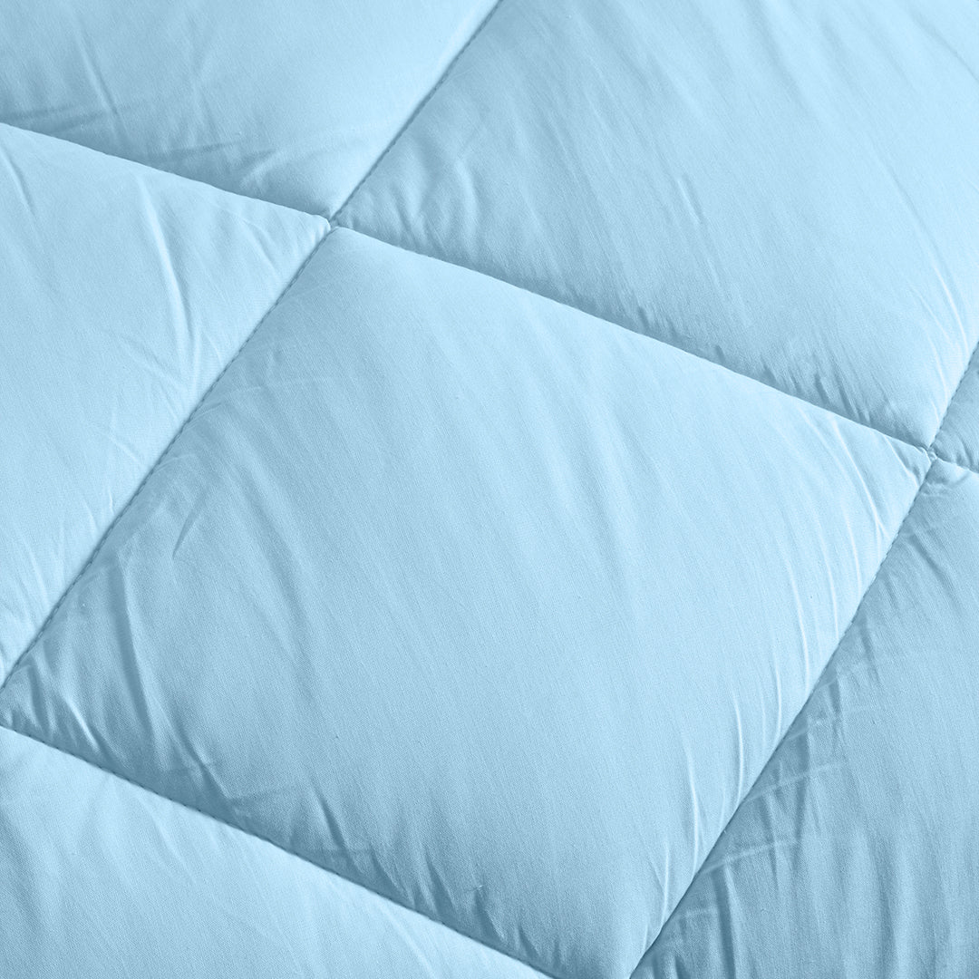 Aura Ranforce Yorgan 195x215 cm Mavi