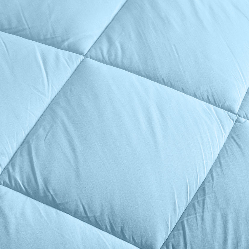 Aura Ranforce Yorgan 195x215 cm Mavi