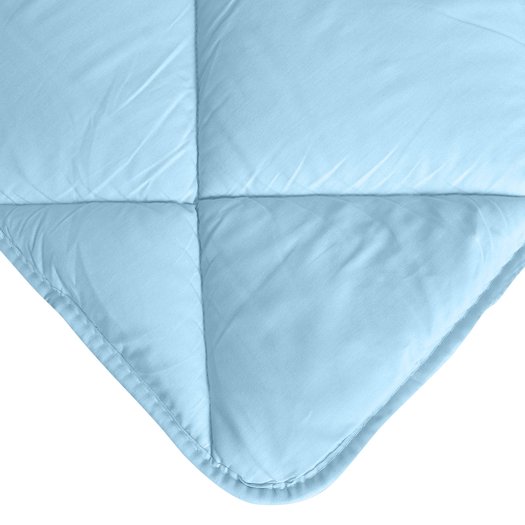 Aura Ranforce Yorgan 195x215 cm Mavi