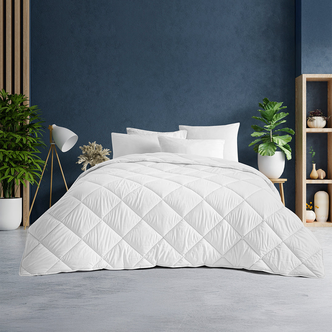 Aura Ranforce Yorgan 195x215 cm Beyaz