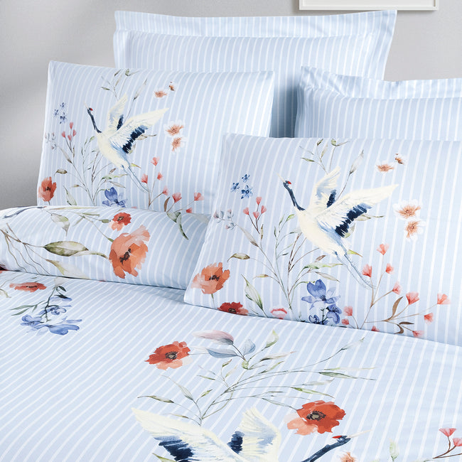 Avila Tek Kişilik Ranforce Nevresim Takımı Mavi (3 Parça)