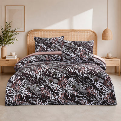 Brava King Size %100 Pamuk Ranforce Nevresim Seti Bordo 57 Tel (3 Parça)