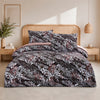 Brava King Size %100 Pamuk Ranforce Nevresim Seti Bordo 57 Tel (3 Parça)
