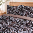 Brava King Size %100 Pamuk Ranforce Nevresim Seti Bordo 57 Tel (3 Parça)