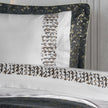 Castra Embroidered Double Duvet Set Anthracite (8 Pieces)
