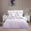 Clara Çift Kişilik Ranforce Nevresim Takımı Lila (4 Parça)