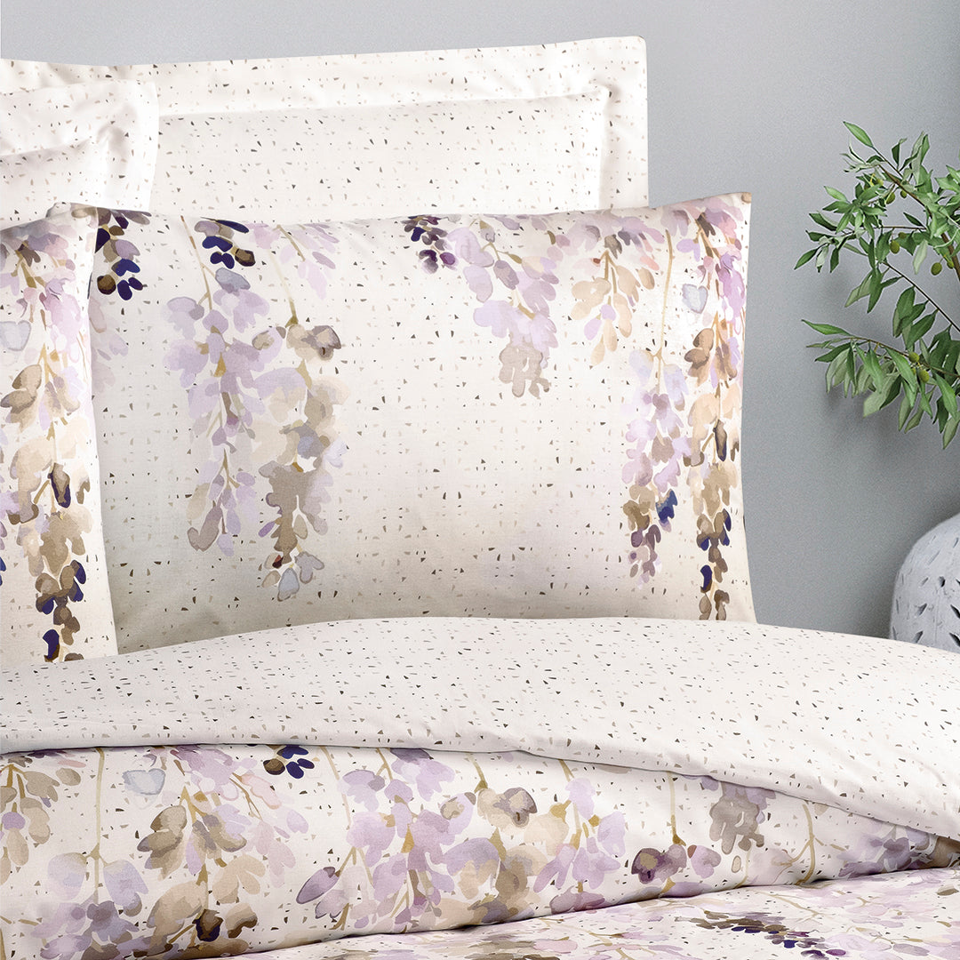 Clara Double Ranforce Duvet Cover Set Beige (4 Pieces)