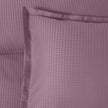 Diamond Jacquard Satin Double Duvet Cover Set Lilac (6 Pieces)