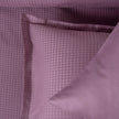 Diamond Jacquard Satin Double Duvet Cover Set Lilac (6 Pieces)