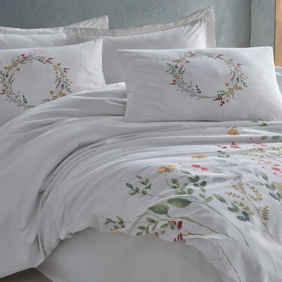 مجموعة لحاف مزدوج من إلياس رانفورس رمادي (4 قطع)