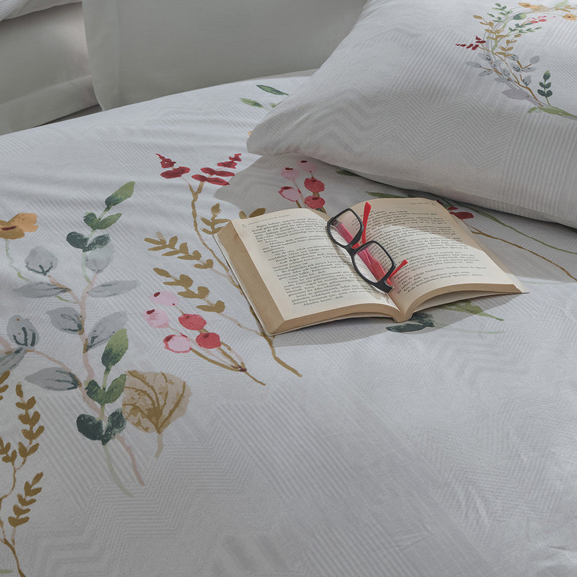 Elias Tek Kişilik Ranforce Nevresim Takımı Gri (3 Parça)