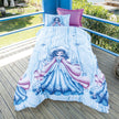 Ellie Single Ranforce Duvet Cover Set Pink (3 Pieces)