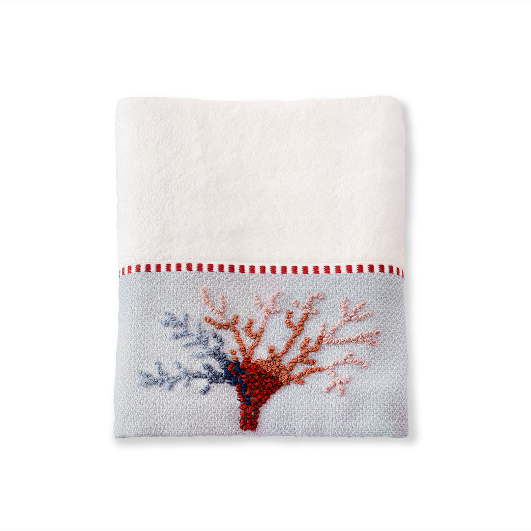 Eva Bamboo Embroidered Hand Towel