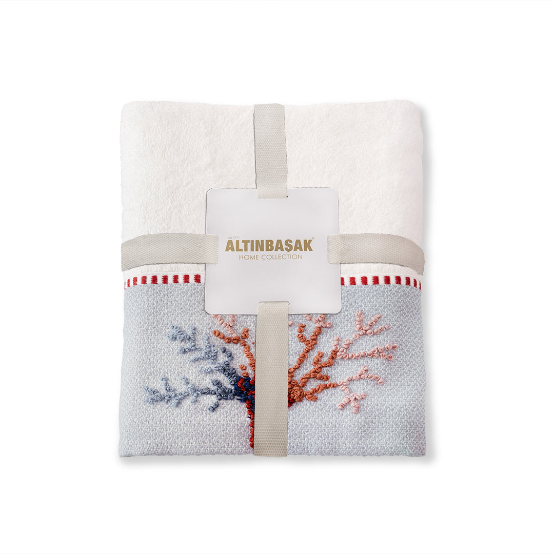 Eva Bamboo Embroidered Hand Towel