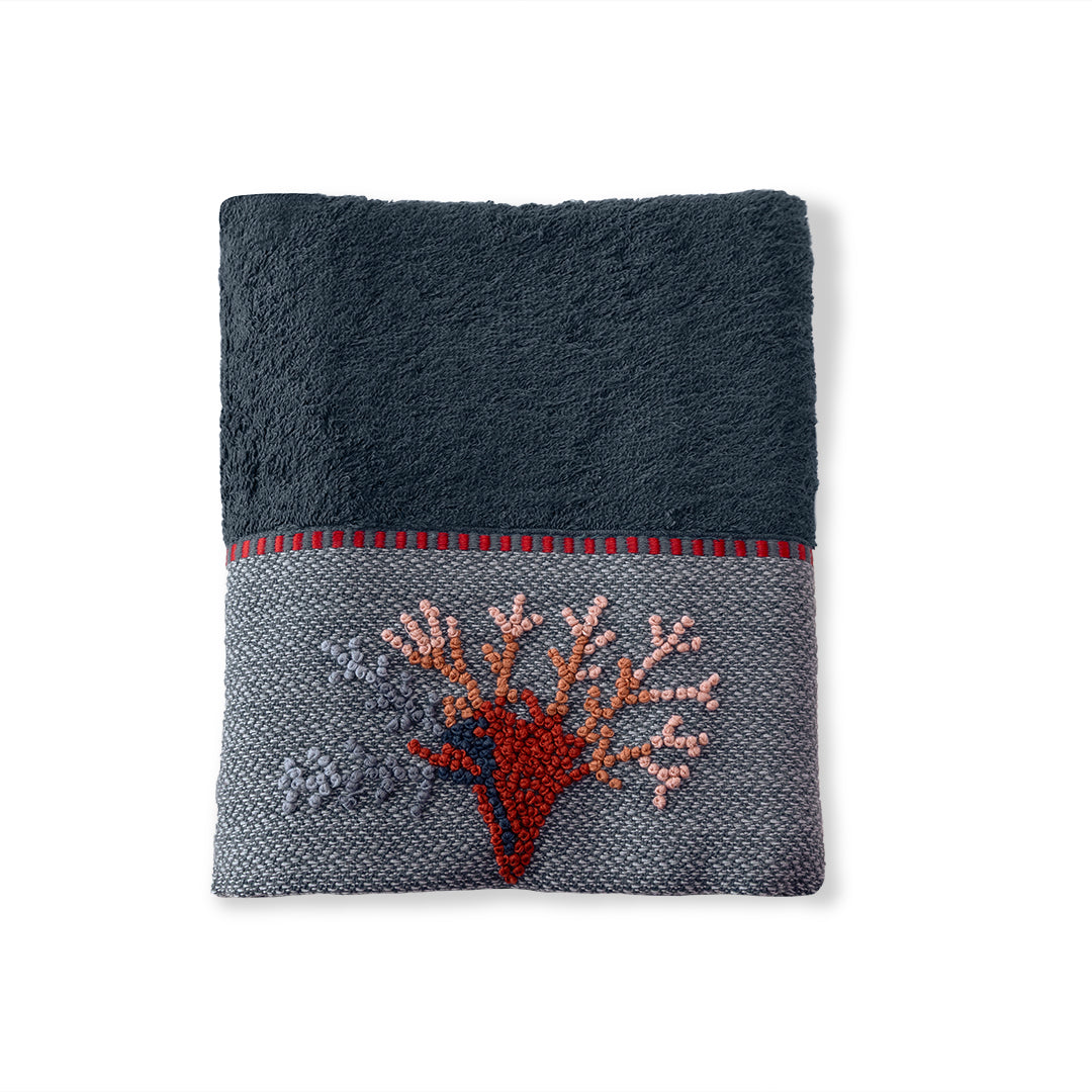 Махровое полотенце для рук Eva с бамбуковой вышивкой