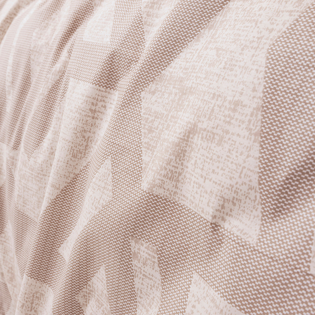 Fortuna Single Ranforce Duvet Cover Set Beige (3 Pieces)