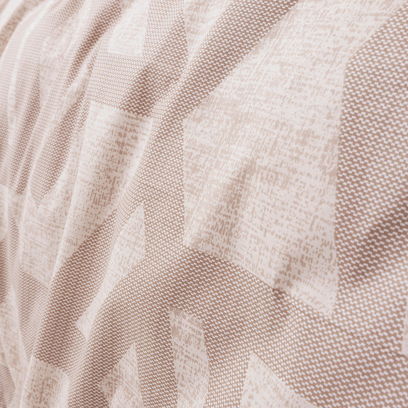 Fortuna Single Ranforce Duvet Cover Set Beige (3 Pieces)