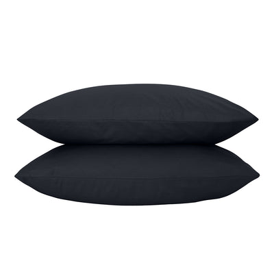 Freesia Set of 2 Pillowcases Dark Anthracite