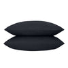 Freesia Set of 2 Pillowcases Dark Anthracite