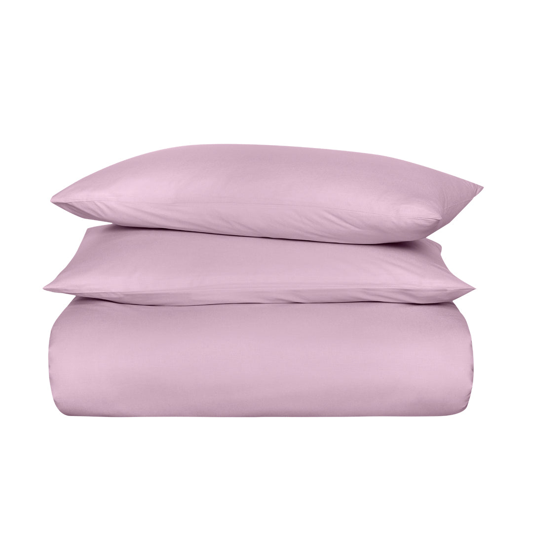 Freesia King Size Ranforce Duvet Cover Set Lilac (3 Pieces)