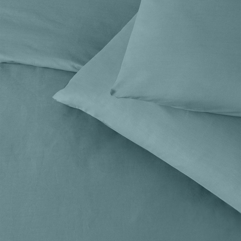 Freesia Double Ranforce Duvet Cover Set Mint (3 Pieces)