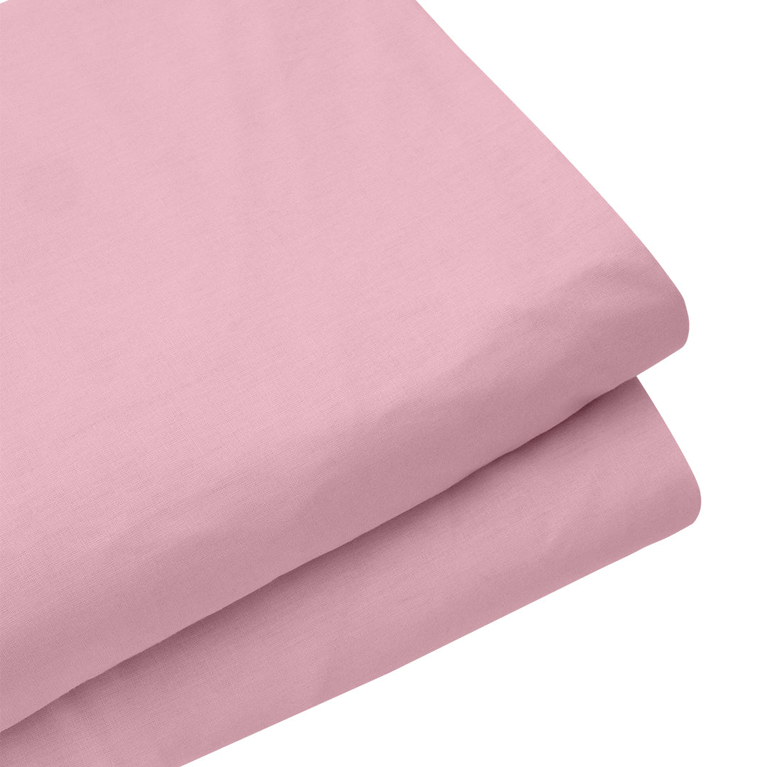 Freesia Tek Kişilik Ranforce Lastikli Çarşaf 100x200+35 cm Pudra
