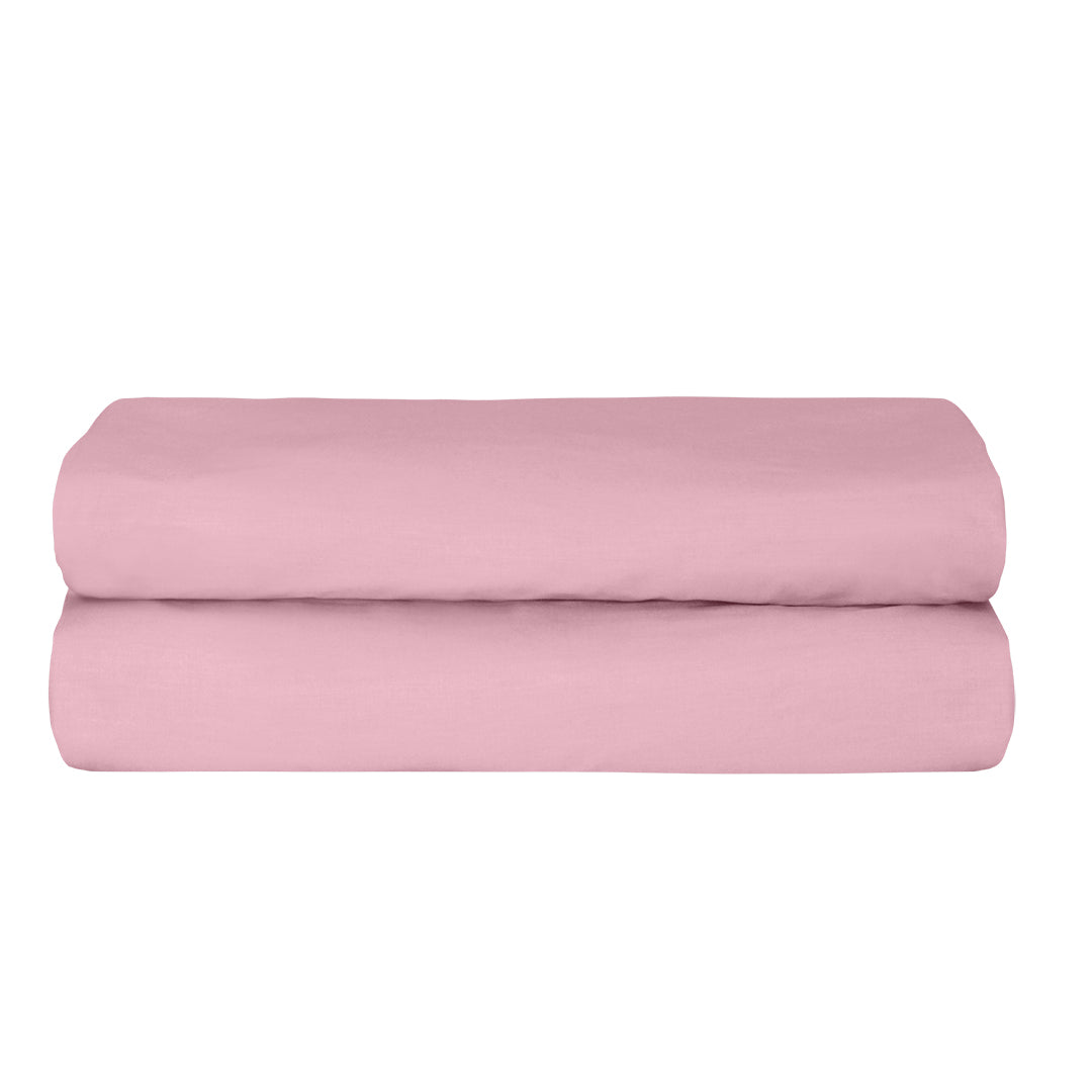 Freesia Çift Kişilik Ranforce Lastikli Çarşaf 160x200+35 cm Pudra