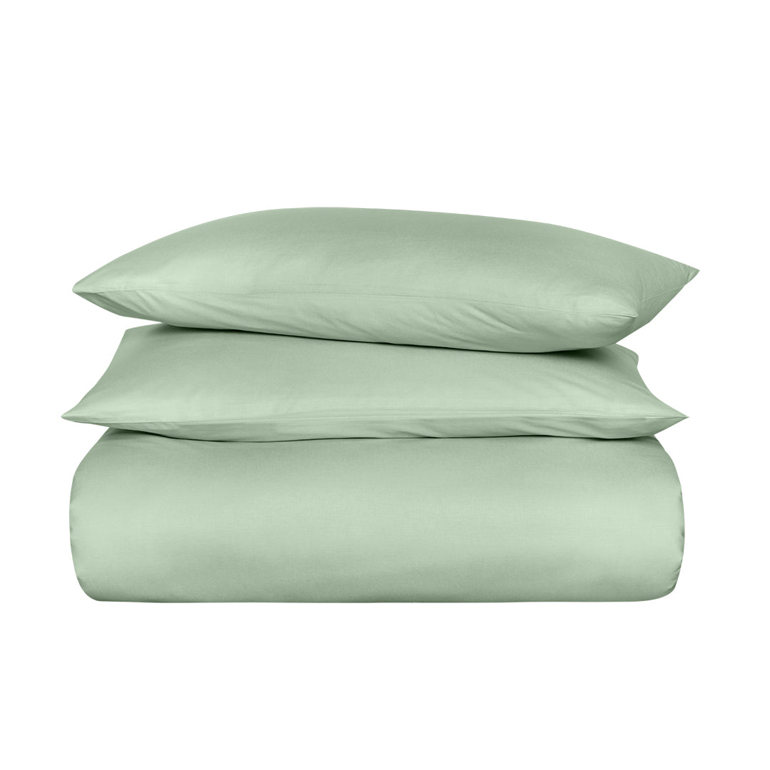 Freesia Double Ranforce Duvet Cover Set Green (3 Pieces)