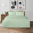 Freesia Double Ranforce Duvet Cover Set Green (3 Pieces)