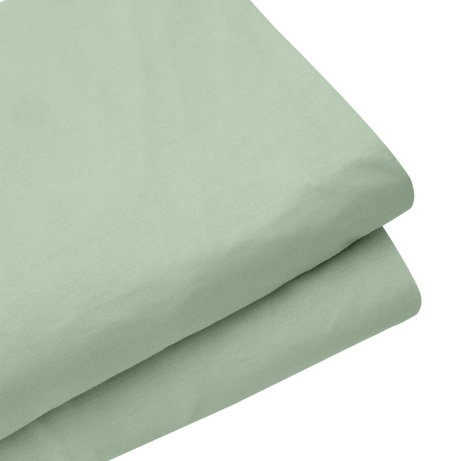 Freesia Çift Kişilik Ranforce Lastikli Çarşaf 160x200+35 cm Yeşil