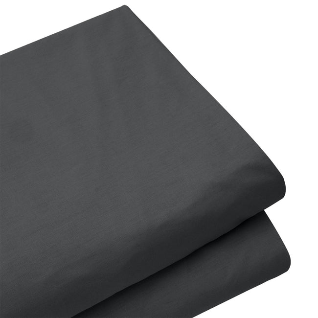 Freesia Tek Kişilik Ranforce Lastikli Çarşaf 100x200+35 cm Antrasit