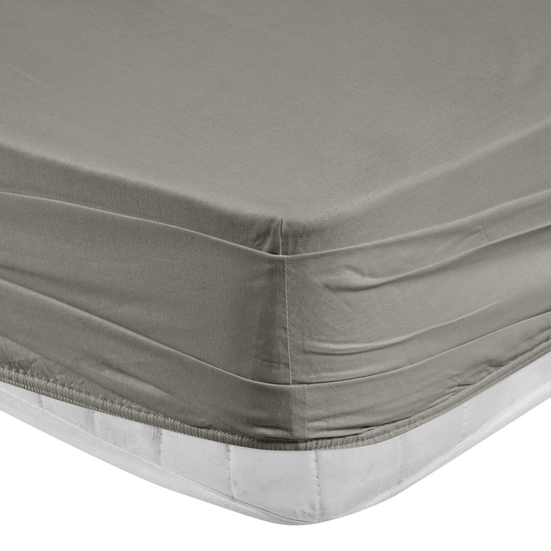 Пододеяльник Freesia Ranforce на резинке, односпальный, 120x200+35 см, бежевый