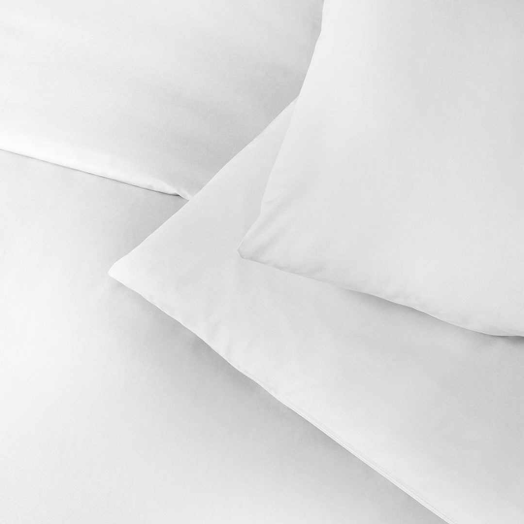 Freesia King Size Ranforce Nevresim Seti Beyaz (3 Parça)