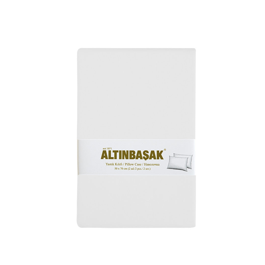 Freesia 2'li Yastık Kılıfı Beyaz